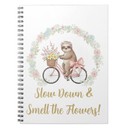 Langzamer Aan & Ruik aan de Bloemen Luiaard Notiti Notitieboek