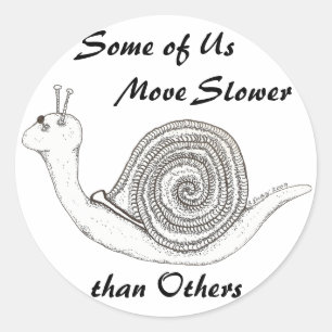 Langzamer dan andere Sticker