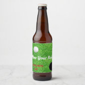 Langzamer Golfliefhebber Viering Feest Bier Etiket (Voorkant)