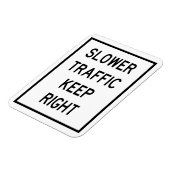 Langzamer verkeer houdt juiste automagneet magneet (Linkerzijde)