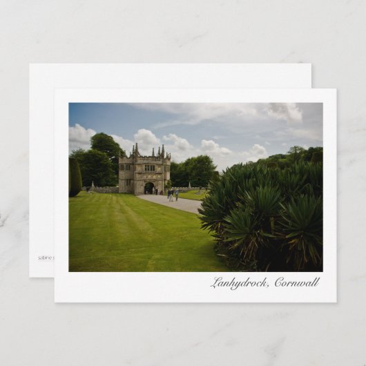 Lanhydrock, Cornwall Briefkaart (Voorkant / Achterkant)
