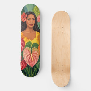 Lani in anthuriums persoonlijk skateboard