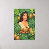 Lani in broodvrucht canvas print (Voorkant)