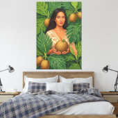 Lani in broodvrucht canvas print (Insitu (Slaapkamer))