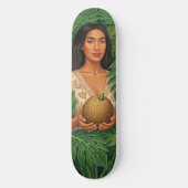 Lani in broodvrucht canvasprint persoonlijk skateboard (Voorkant)