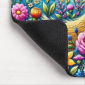 LANI ~  MEISJE BLOEMEN ~ Mousepad Muismat (Hoek)