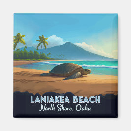 Laniakea Beach Haleiwa Oahu Hawaii Schildpad Magneet