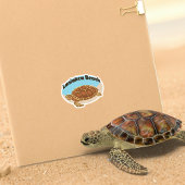 Laniakea Beach Turtle Sticker