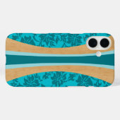 Laniakea Hawaiian Faux Surfboard Licht Blauwgroen Case-Mate iPhone Case (Achterkant (horizontaal))