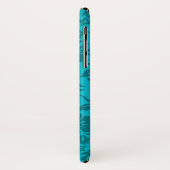 Laniakea Hawaiian Faux Wood Surfboard Blauwgroen Case-Mate iPhone Case (Achterkant/links)