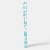 Laniakea Hawaiian Faux Wood Surfboard in Aqua Case-Mate iPhone Case (Achterkant / Links)