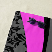 Laniakea Hawaiian Striped Surfboard - Grijs Strandlaken (In situ)