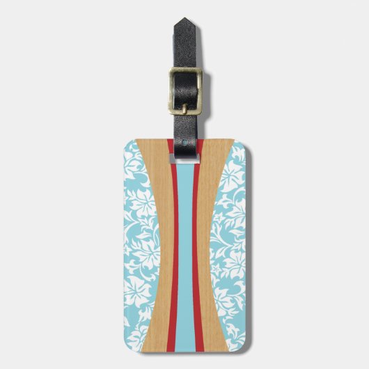 Laniakea Hawaiian Surfboard Bagagelabels (Voorkant verticaal)
