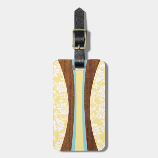Laniakea Hawaiian Surfboard Bagagelabels (Voorkant verticaal)