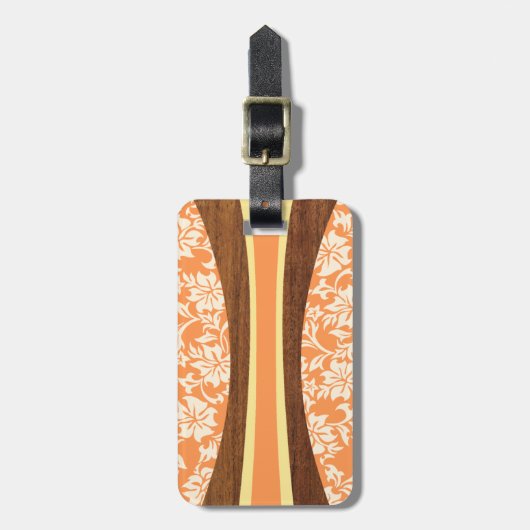 Laniakea Hawaiian Surfboard Bagagelabels (Voorkant verticaal)