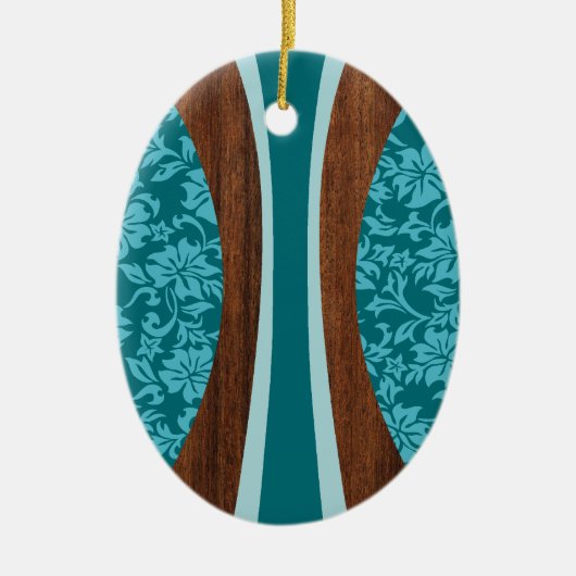 Laniakea Hawaiian Surfboard Ornament (Voorkant)