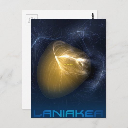 Laniakea - Ons lokale supercluster Briefkaart (Voorkant / Achterkant)