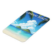 Lanikai Beach Hawaii Reis Magneet (Linkerzijde)