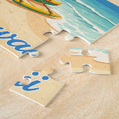 Lanikai Beach, Hawaii - Tropische kano Legpuzzel (Zijkant)