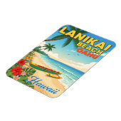 Lanikai Beach, Hawaii - Tropische kano Magneet (Linkerzijde)