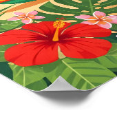 Lanikai Beach, Hawaii - Tropische kano Poster (Hoek)