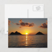Lanikai Beach Sunrise Briefkaart (Voorkant / Achterkant)