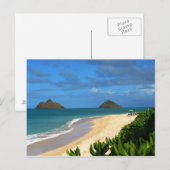 Lanikai, Hawai'i Briefkaart (Voorkant / Achterkant)