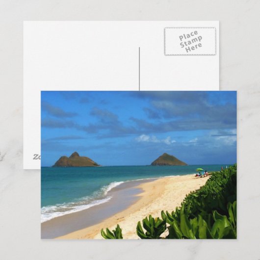 Lanikai, Hawai'i Briefkaart (Voorkant / Achterkant)