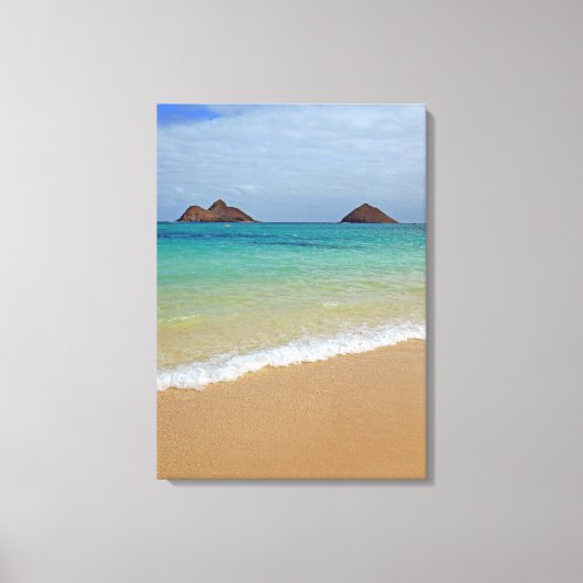Lanikai Mokuluas Canvas Afdruk (Voorkant)