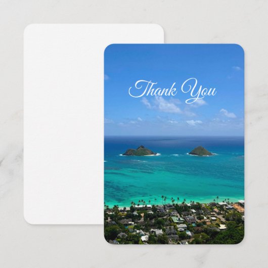 Lanikai Oahu  Bedankkaart (Voorkant / Achterkant)