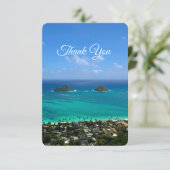 Lanikai Oahu  Bedankkaart (Staand voorkant)