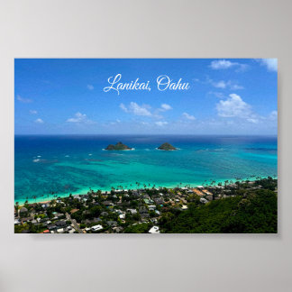 Lanikai Oahu  Poster