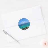 Lanikai Oahu  Ronde Sticker (Envelop)