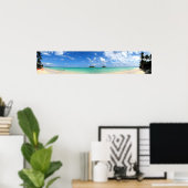 Lanikai panoramisch poster (Thuiskantoor)