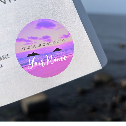Lanikai Sunrise Boek Sticker