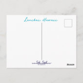 Lanikai Sunrise Briefkaart (Achterkant)