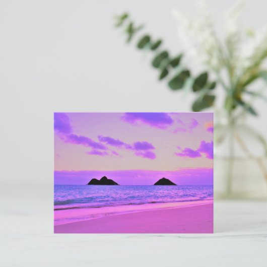 Lanikai Sunrise Briefkaart (Staand voorkant)