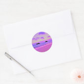 Lanikai Sunrise Ronde Sticker (Envelop)