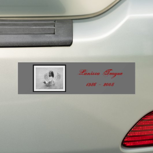 Lanissa Angel Bumpersticker (Op auto)
