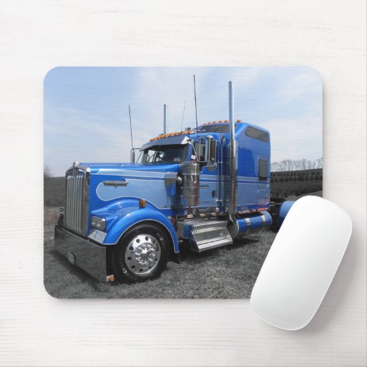 Lanita Blue Kenworth Mousepad Muismat (Met muis)