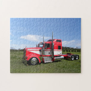 Lanita Red Kenworth Puzzle Legpuzzel