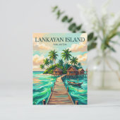 Lankayan-eiland Maleisië Briefkaart (Staand voorkant)