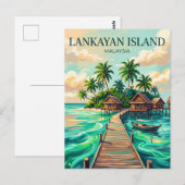 Lankayan-eiland Maleisië Briefkaart (Voorkant / Achterkant)