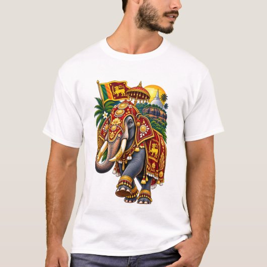 LANKORA OLIFANT T-SHIRT (Voorkant)