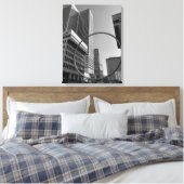 L'Anneau of De Ring, Beeldhouwkunst in Montreal, C Canvas Afdruk (Insitu (Slaapkamer))