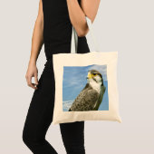 Lanner Falcon neergestreken Tote Bag (Voorkant (product))