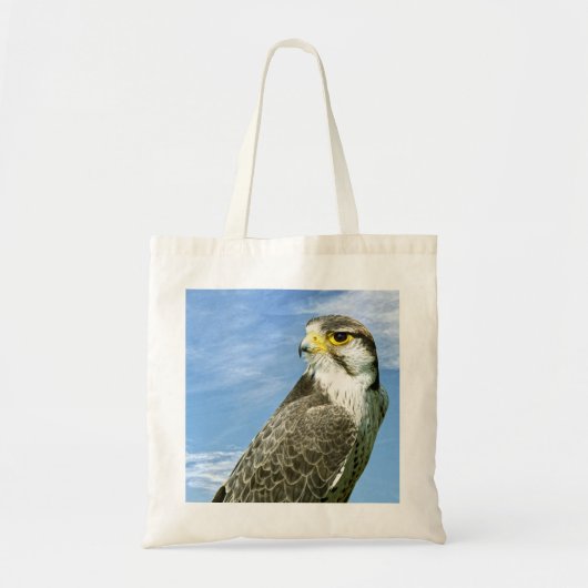 Lanner Falcon neergestreken Tote Bag (Voorkant)