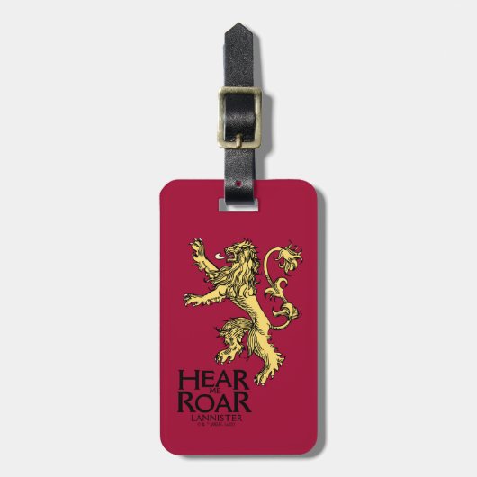 Lannister Sigil - Verhoor me auto Bagagelabel (Voorkant verticaal)
