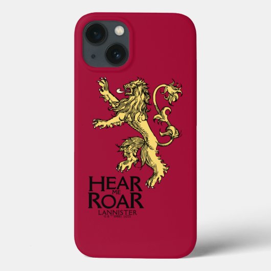 Lannister Sigil - Verhoor me auto Case-Mate iPhone Case (Achterkant)