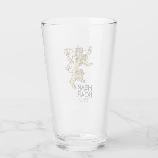Lannister Sigil - Verhoor me auto Glas (Achterkant)